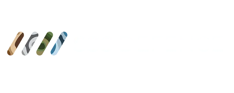 SSS Defence logo: four camouflage-patterned diagonal bars beside the SSS Defence wordmark