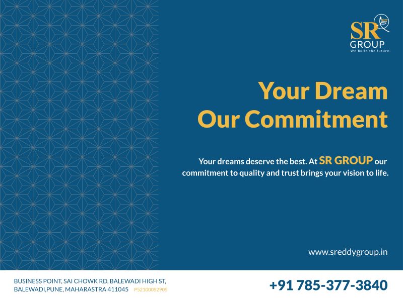 Hoarding in blue: Your dream, our commitment