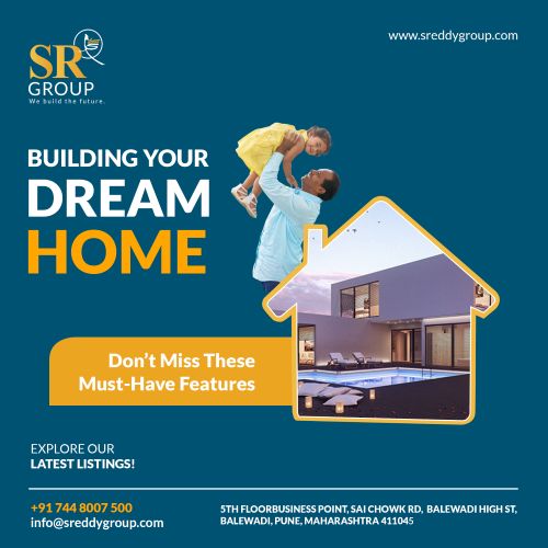Post: Building your dream home, with a house framed in a yellow outline