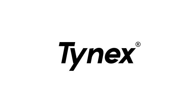 Tynex wordmark in black on white
